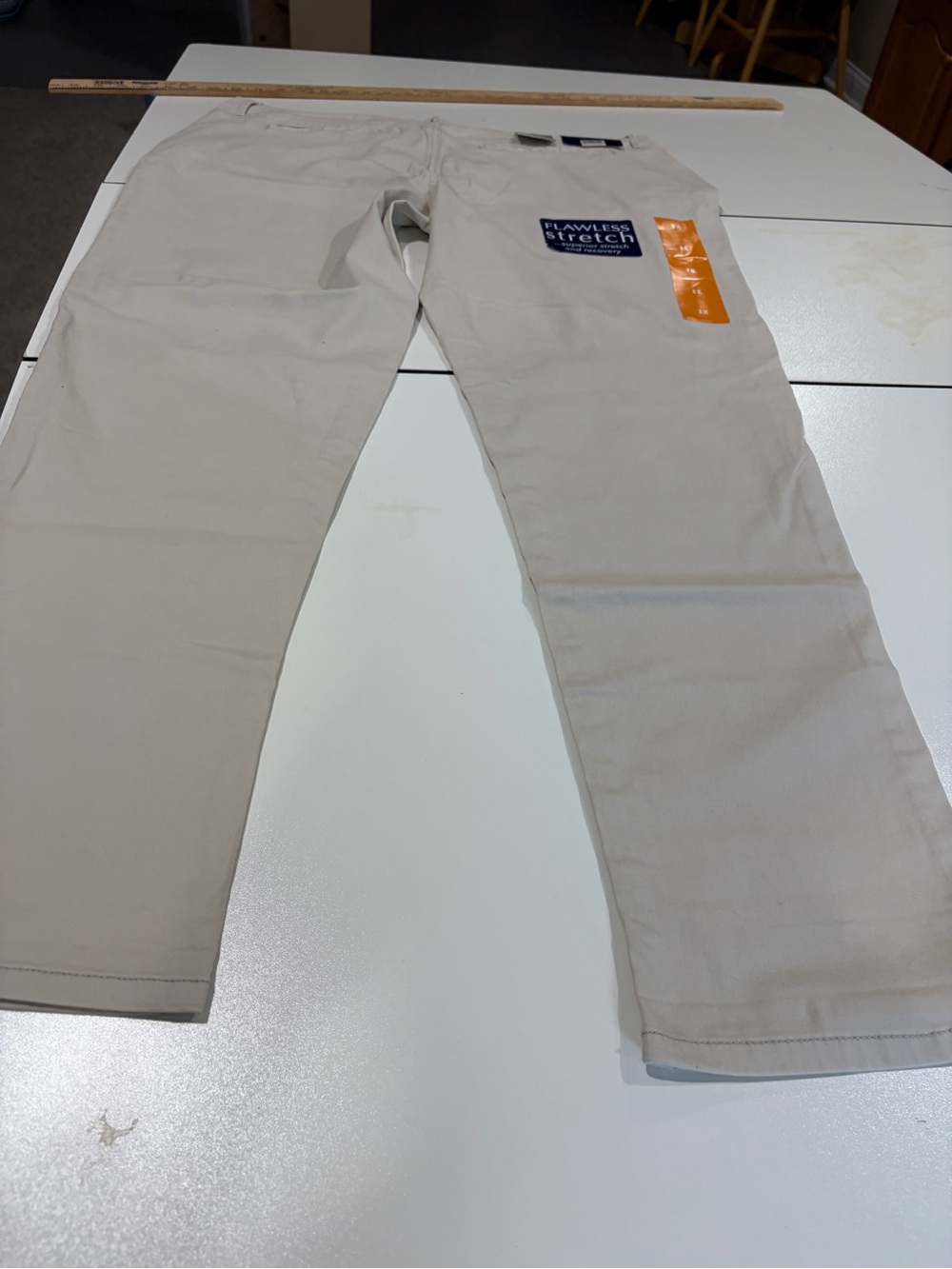 J. Jill Boot Cut Pants in Light Beige